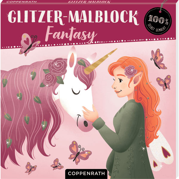 Coppenrath Glitzer-Malblock: Fantasy (100% selbst gemacht)