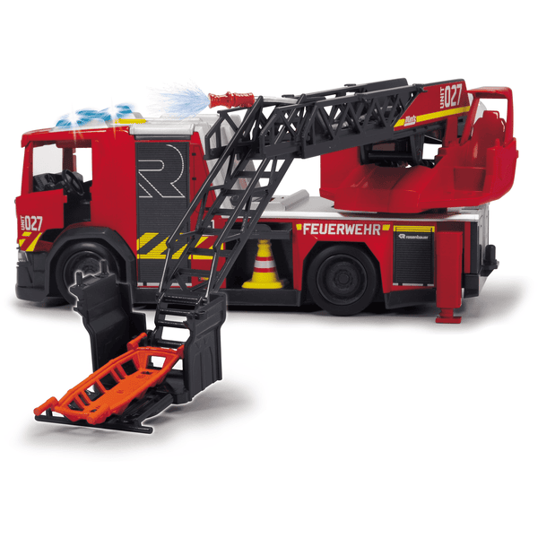 CAC SENEGAL  Camion de Pompiers - Jouet pour Enfants Truck Extensible 1  Pied échelle, 3 Ans et Plus
