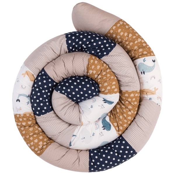 Ullenboom Baby Bed Snake Whales 400 cm