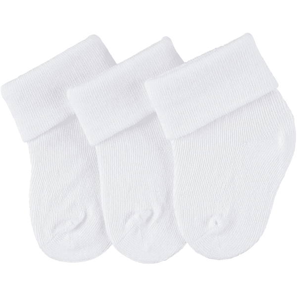 Sterntaler ensimmäiset sukat 3-pack valkoinen