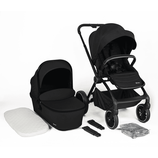 babyGO Harmony black black Kinderwagen / Frame