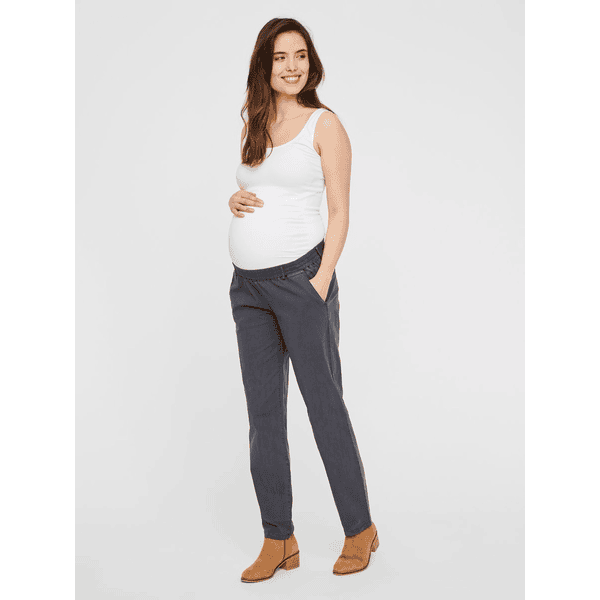 Pantalon de grossesse chino en mélange de coton – Bleu marine