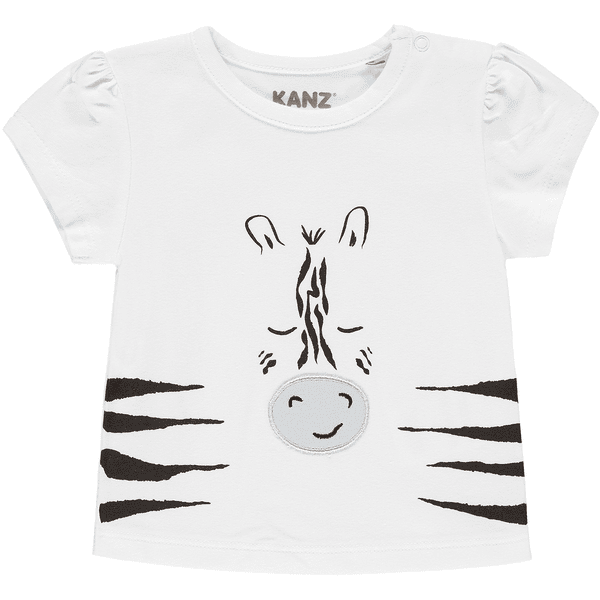KANZ t-shirt dla niemowląt b right  white | white 