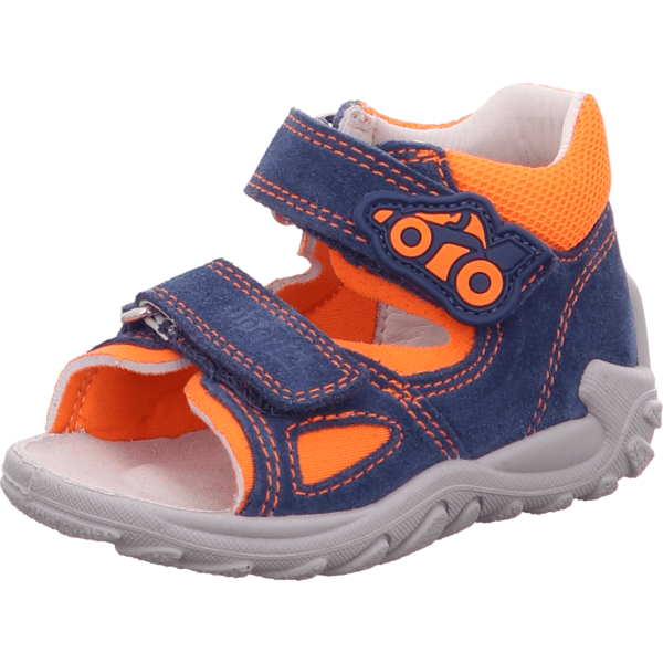 superfit Boys Sandale Flow blau/orange (mittel)