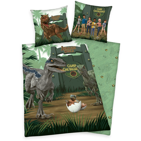 Manieren verdamping Elektronisch HERDING Beddengoed Jurassic World Camp Krijt 135 x 200 cm | pinkorblue.nl