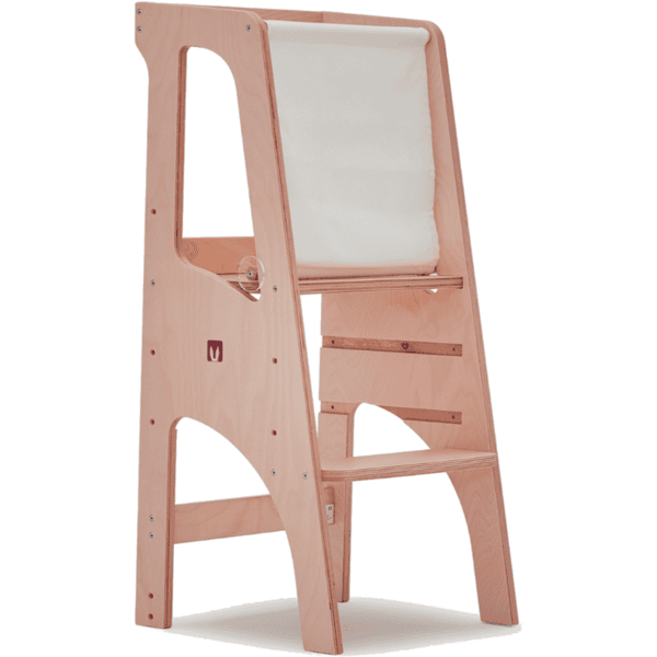 Bianconiglio Kids® Lernturm EVO mit KidSafe Rausfallschutz natur