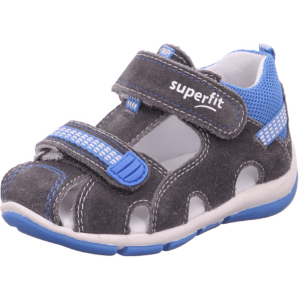 superfit Sandale Freddy hellgrau/blau (mittel)