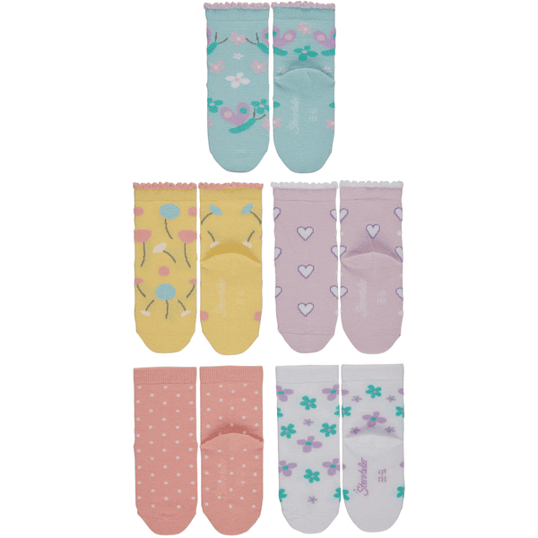Sterntaler Dětské ponožky 5-pack dívky lila