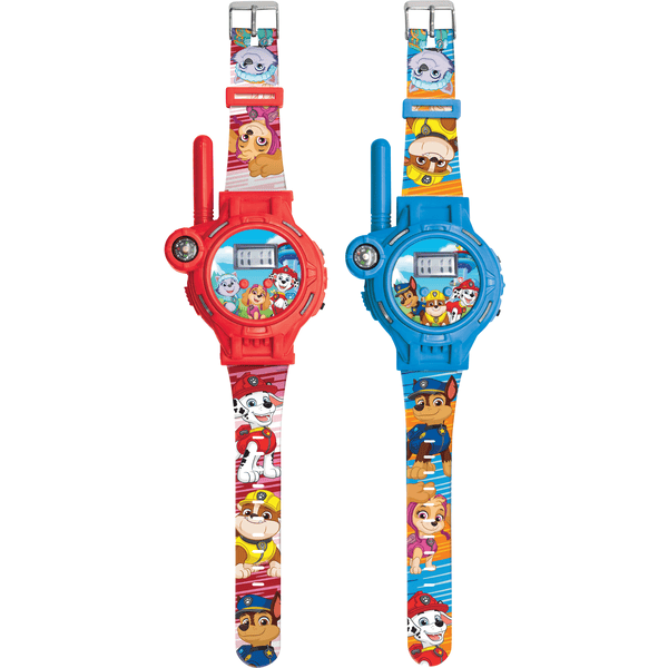 LEXIBOOK Montre talkie-walkie enfant Pat Patrouille boussole portée 200 m  lot de 2