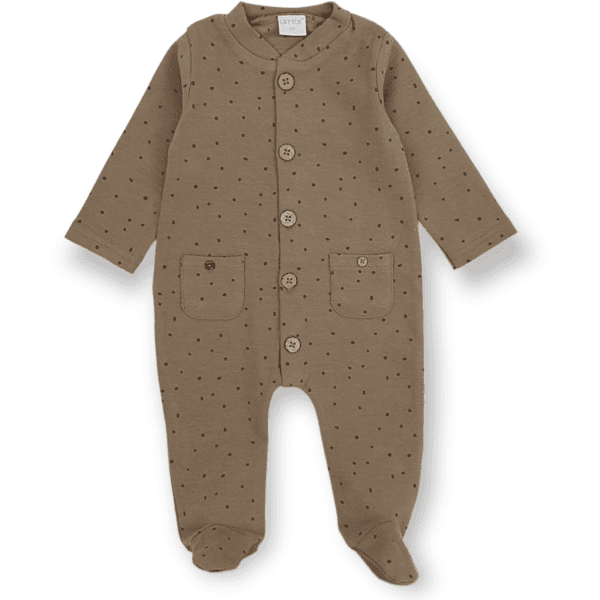 LITTLE  Romper jakkesæt Dream Store prikker khaki 