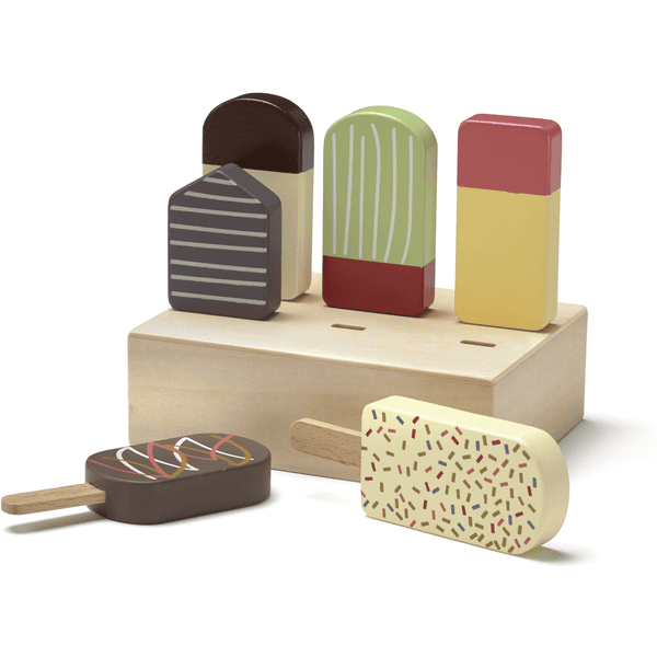 Kids Concept® Crèmes glacées sur bâtonnet Bistro bois