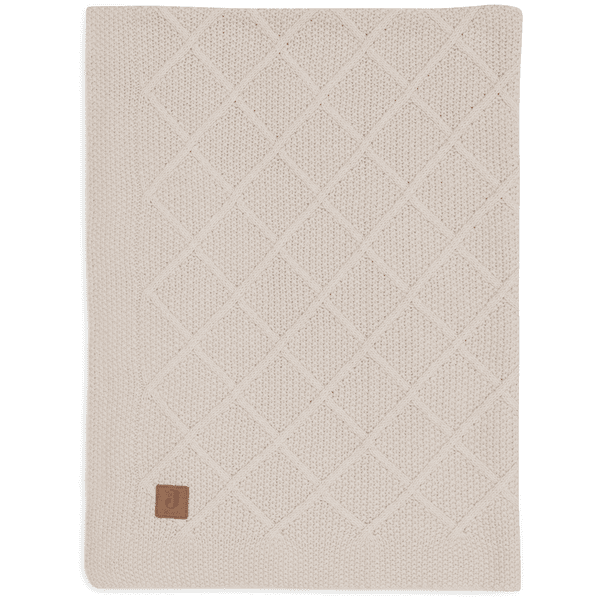 jollein Decke Check Knit Outmeal 100 x 150cm