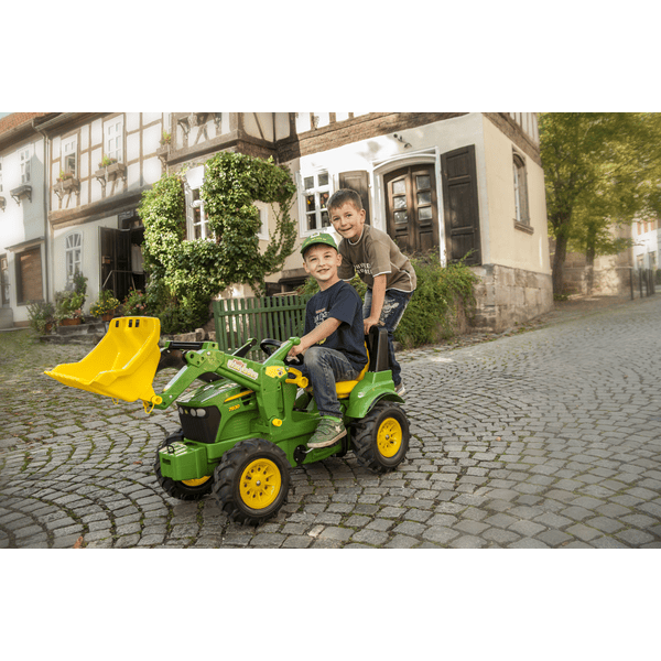 Rolly Toys rollyFarmtrac John Deere 7930 (Rundumleuchte, Frontlader,  Seilwinde, Kinder 3 - 8 Jahre, Luftreifen, Tretfahrzeug für Kinder) 710362:  : Spielzeug