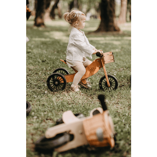 Tricycle évolutif Draisienne en bois Tiny Tot Plus 12 Rose