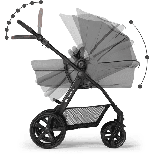 Poussette Kinderkraft PRIME 3 en 1 Multifonctions - Nacelle