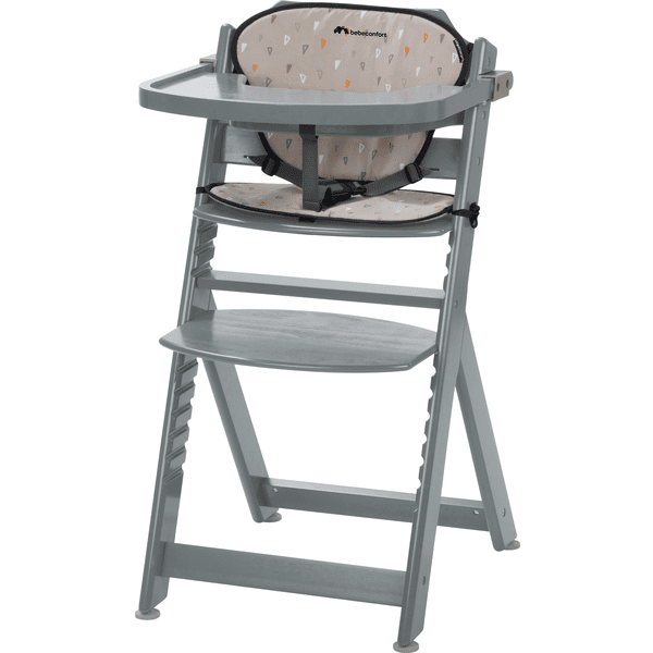 Bebeconfort Timba jídelní židlička s polštářem Warm Grey