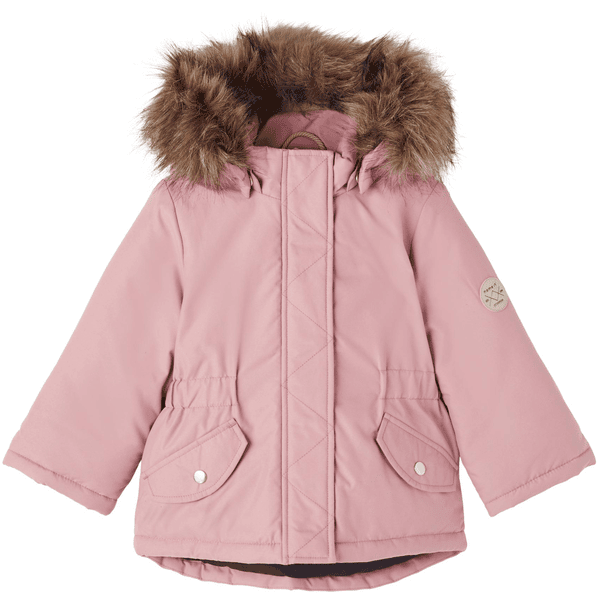 name it Parka enfant Nmfmace rose nostalgique