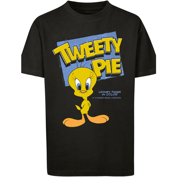 schwarz Tweety T-Shirt Classic Pie Looney F4NT4STIC Tunes