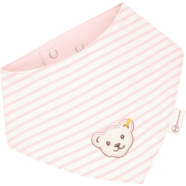 Steiff silver Fazzoletto rosa stripes 