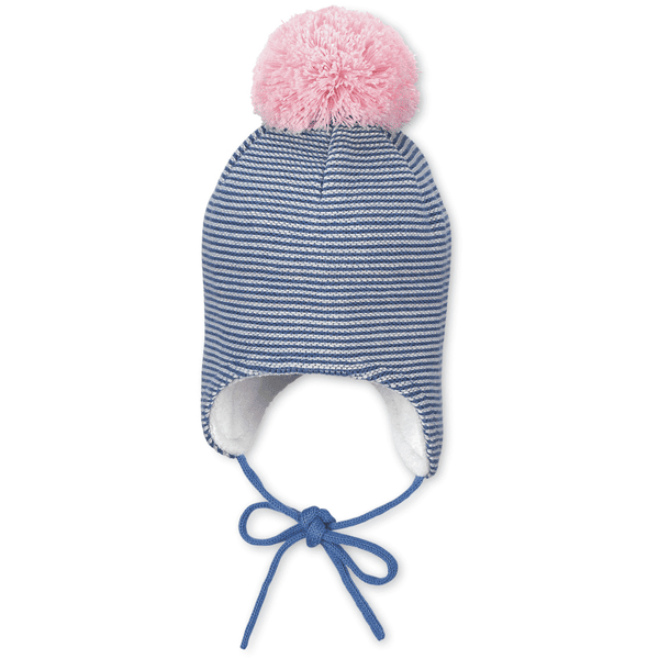 Sterntaler Organic Cotton Knitted Hat Medium Blue