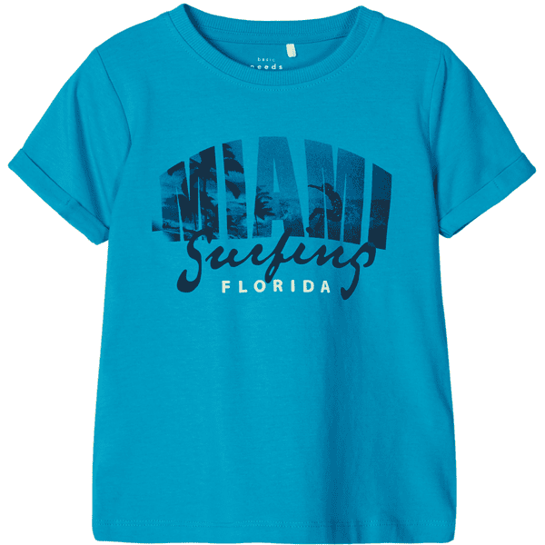 name it T-Shirt NMMVUX Hawaiian Ocean 