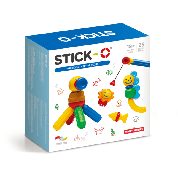 Jeu de construction magnetique - Stick aimanté de construction – L