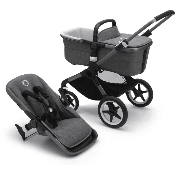 bugaboo Barnevognsfod Fox 3 Graphite/Grey Melange