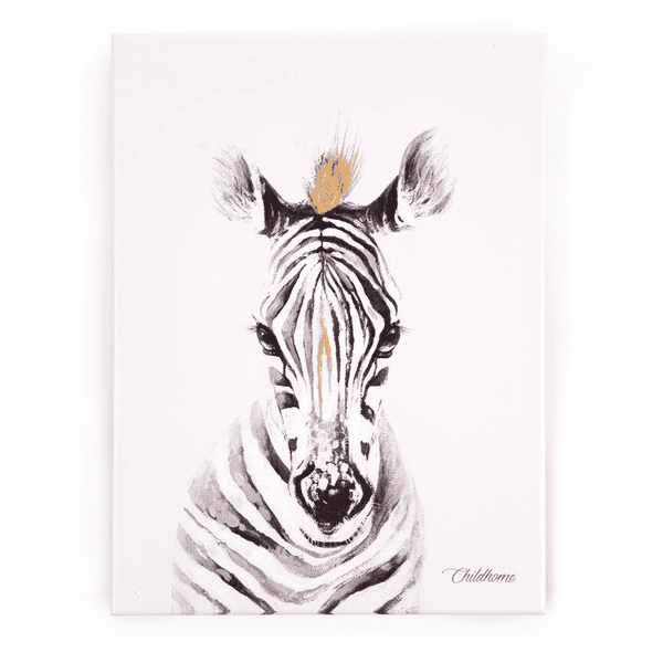 CHILDHOME Schilderij Zebra 30 x 40 cm