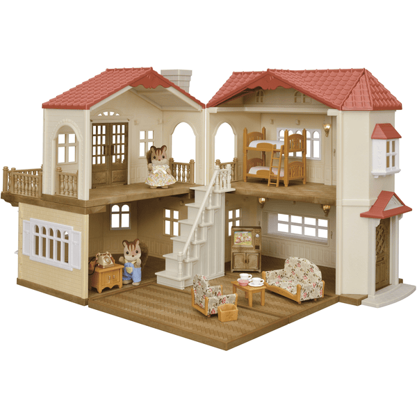 Sylvanian Families® Figurine grande maison éclairée écureuil roux