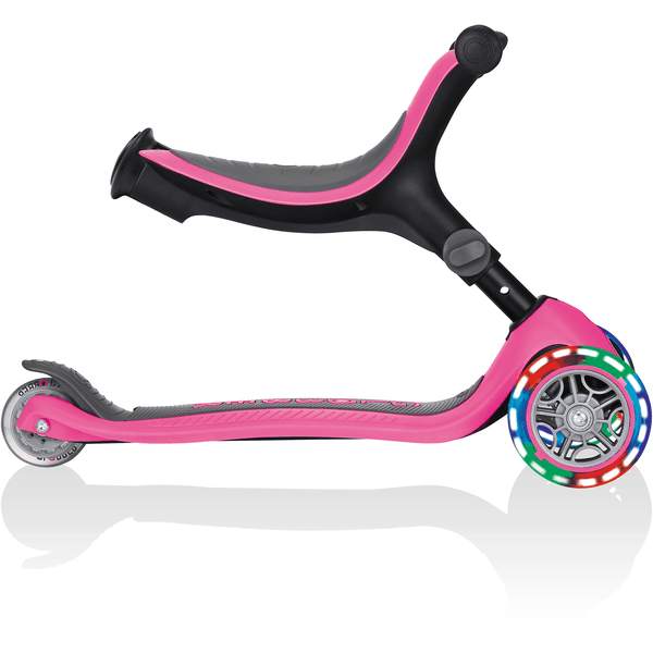 Trottinette lumineuse et pliable Neon Pink Globber : King Jouet,  Trottinettes Globber - Jeux Sportifs