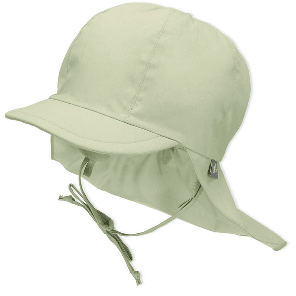 Sterntaler Peak cap met nekbescherming groen