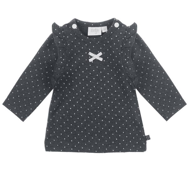 Feetje Longsleeve Dots anthrazit-melange