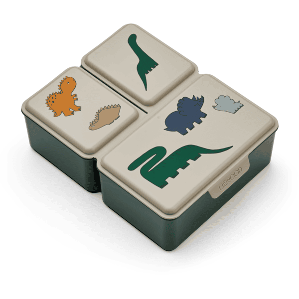 LIEWOOD Driss Lunchbox dinosaurs/mist 