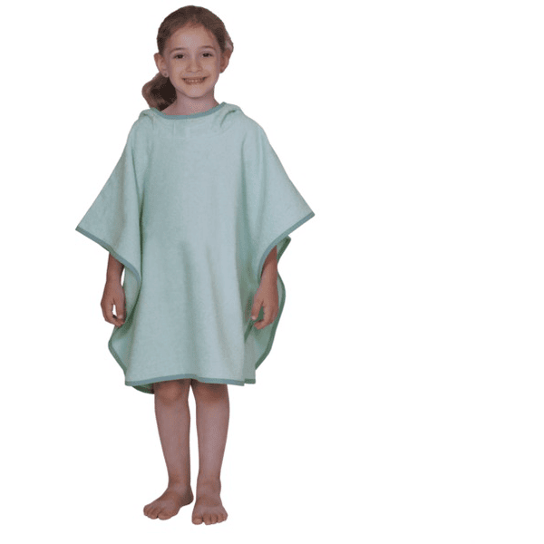 WÖRNER SÜDFROTTIER Uni Badeponcho mint Gr. 60/75