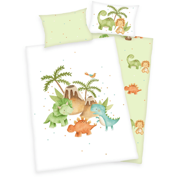 babybest® Bettwäsche Dinos 100 x 135 cm