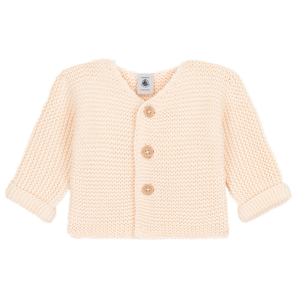 Petit Bateau Strickjacke beige avalanche