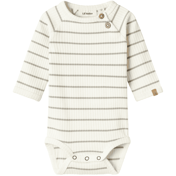 Lil'Atelier Langarmbody Nbmkail Coconut Milk