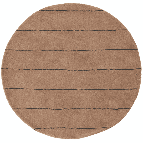 OYOY Teppich Striped Circle Rug choko