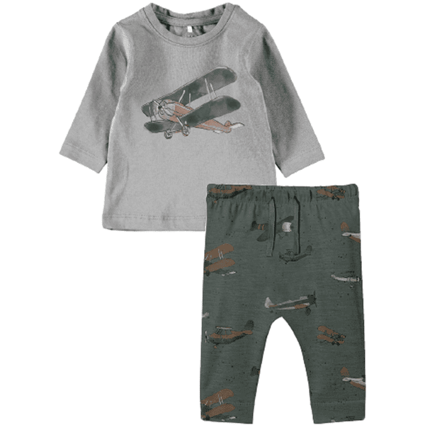 name it Baby Set Nbmskjalm Grey Melange