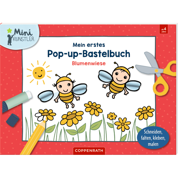 Coppenrath Mein 1. Pop-up-Bastelbuch: Blumenwiese (Mini-Künstler)