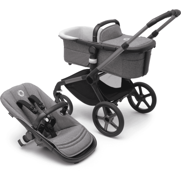 bugaboo kočárek Fox 5 základní set 2023 Graphite/Grey Melange