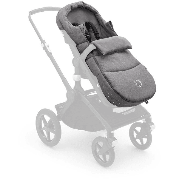 Bugaboo footmuff cheap grey melange