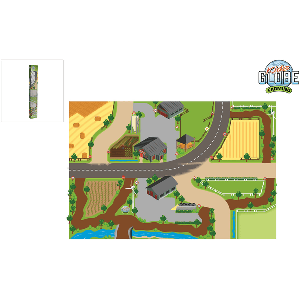 Kids Globe Tappeto gioco Fattoria XXL 100x150 cm