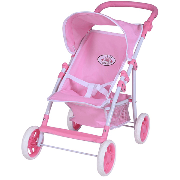 knorr toys® Passeggino leggero per bambole Liba - princess white rose