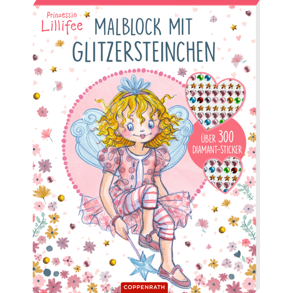 Coppenrath Malblock mit Glitzersteinchen - Prinzessin Lillifee