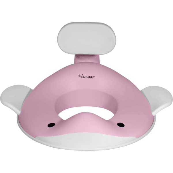 KINDSGUT Accesorio para el inodoro Ballena Rosa Pálido