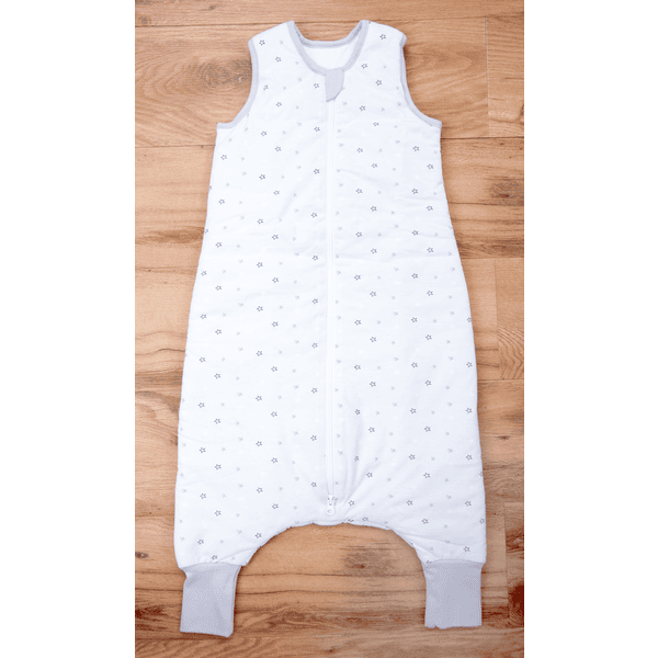 babybest® Sacco nanna con piedi, bianco con stelle 