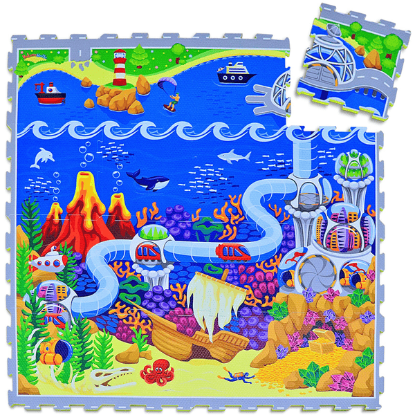 Hakuna Matte Alfombra puzzle - Ocean (120 x 120 cm)