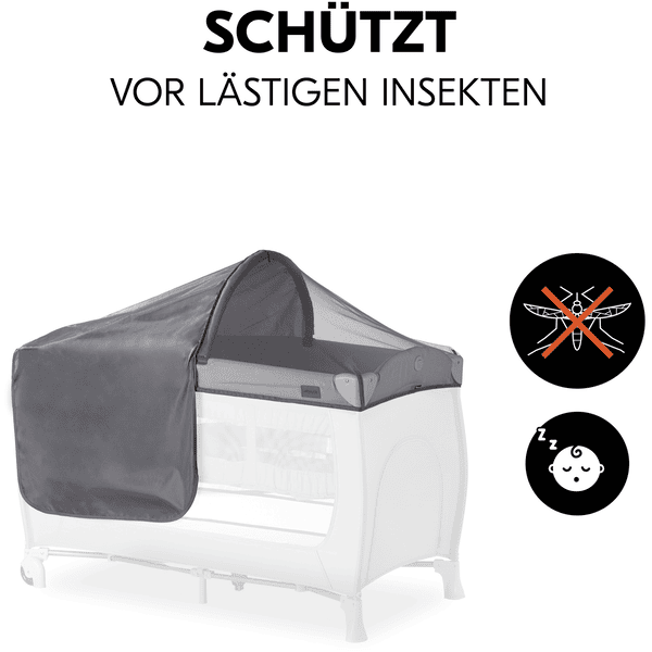 hauck Moskitonetz Travel Bed Canopy Grey 