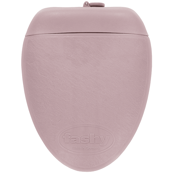 fashy Varmflaske 1,8L smart Stone Edition i lys rosa farge
